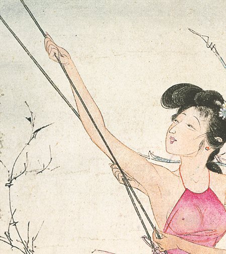 凤翔县-胡也佛的仕女画和最知名的金瓶梅秘戏图